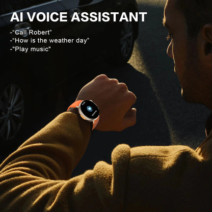 Smart Watch for Men Women Bluetooth Call Heart Rate Monitor Multi Sports Modes Fitness Tracker Custom Dials Music Smartwatch