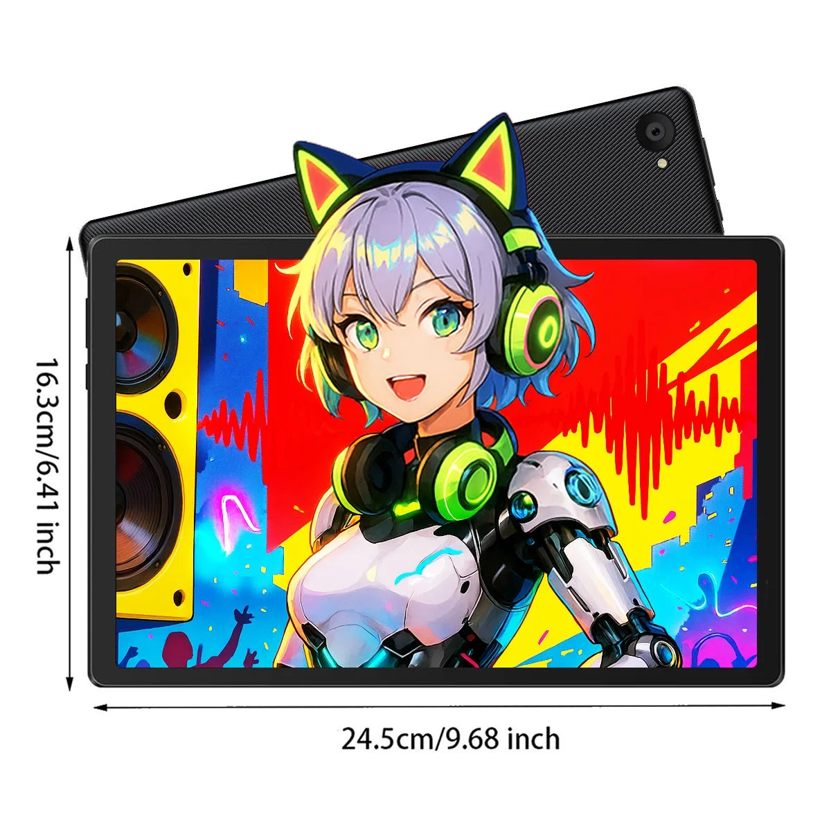 Powerful 10.1 Inch Android 14 Tablet with 8GB RAM, 64GB Storage, Octa-Core Processor, and Stunning HD Display - Perfect for All Ages!