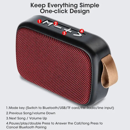 New Wireless Speaker Outdoor Portable Subwoofer Mini Speaker Home Cloth Card Speaker