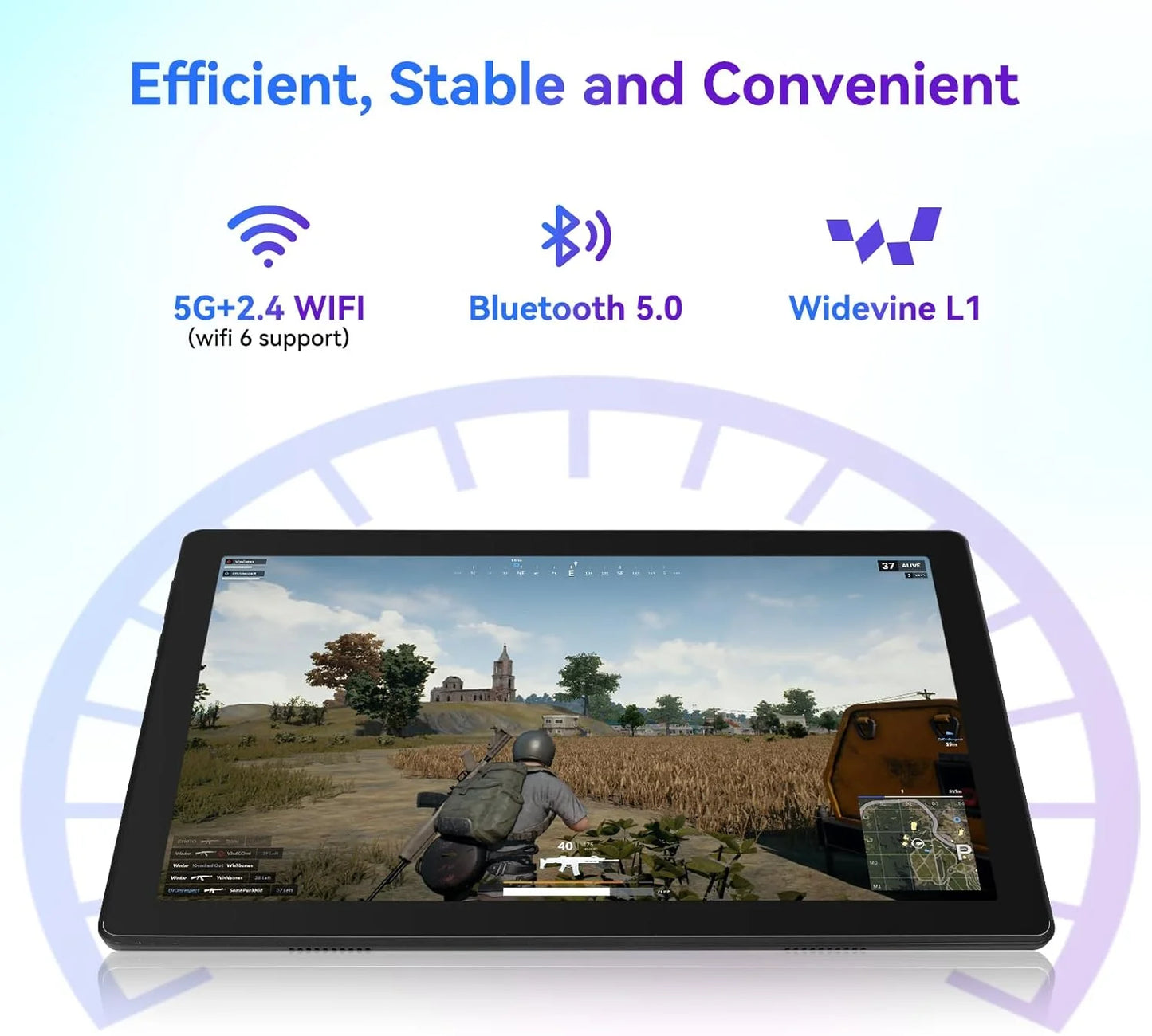 Powerful 10.1 Inch Android 14 Tablet with 8GB RAM, 64GB Storage, Octa-Core Processor, and Stunning HD Display - Perfect for All Ages!