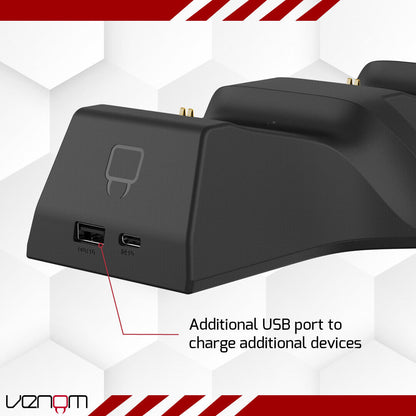 Xbox Charging Dock with Rechargeable Batteries for Series X Series S Xbox One