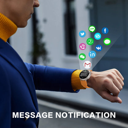 Smart Watch for Men Women Bluetooth Call Heart Rate Monitor Multi Sports Modes Fitness Tracker Custom Dials Music Smartwatch