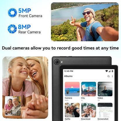 Powerful 10.1 Inch Android 14 Tablet with 8GB RAM, 64GB Storage, Octa-Core Processor, and Stunning HD Display - Perfect for All Ages!