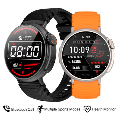 Smart Watch for Men Women Bluetooth Call Heart Rate Monitor Multi Sports Modes Fitness Tracker Custom Dials Music Smartwatch